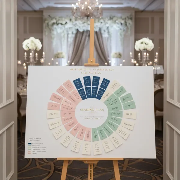 מערכת סידורי הושבה לחתונה - תכנון מושלם